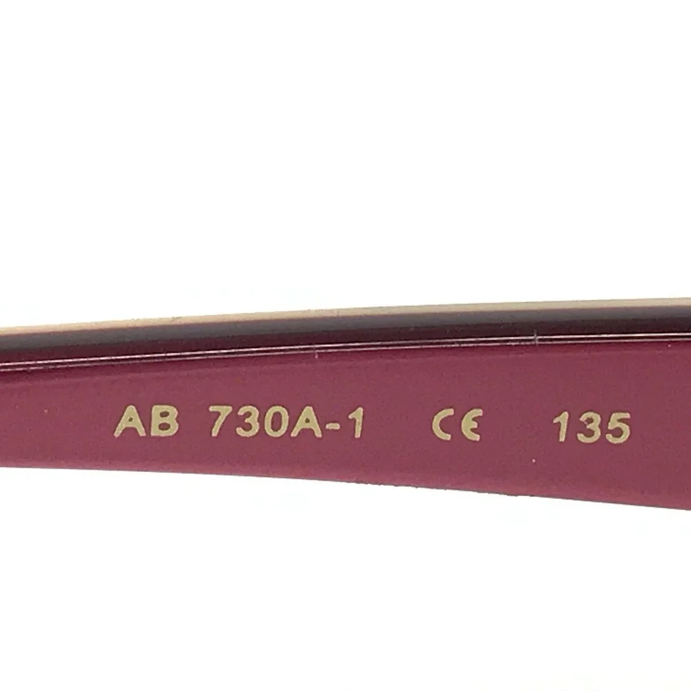 Apple Bottoms Eyeglasses Frames AB 730A-1 Brown Horn Red Rectangular 53-14-135